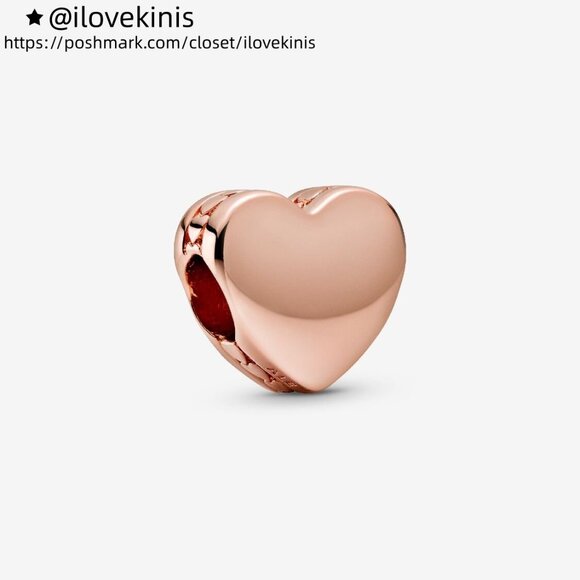 Pandora Engravable Heart Charm - Picture 1 of 6